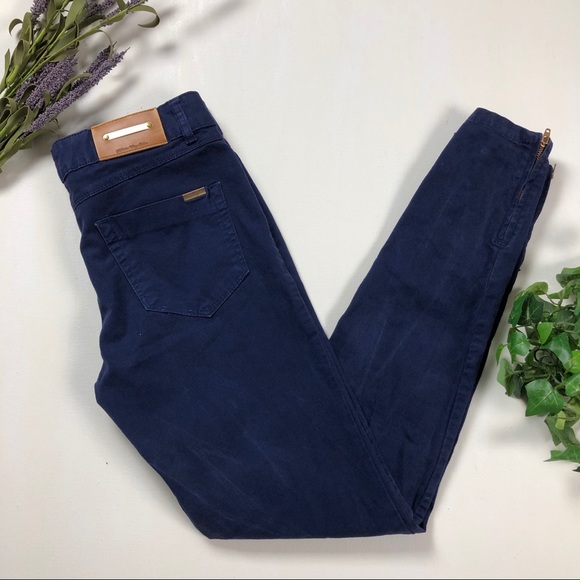 Zara Basic Denim Jeans Royal Blue Size 4 US - Picture 2 of 6